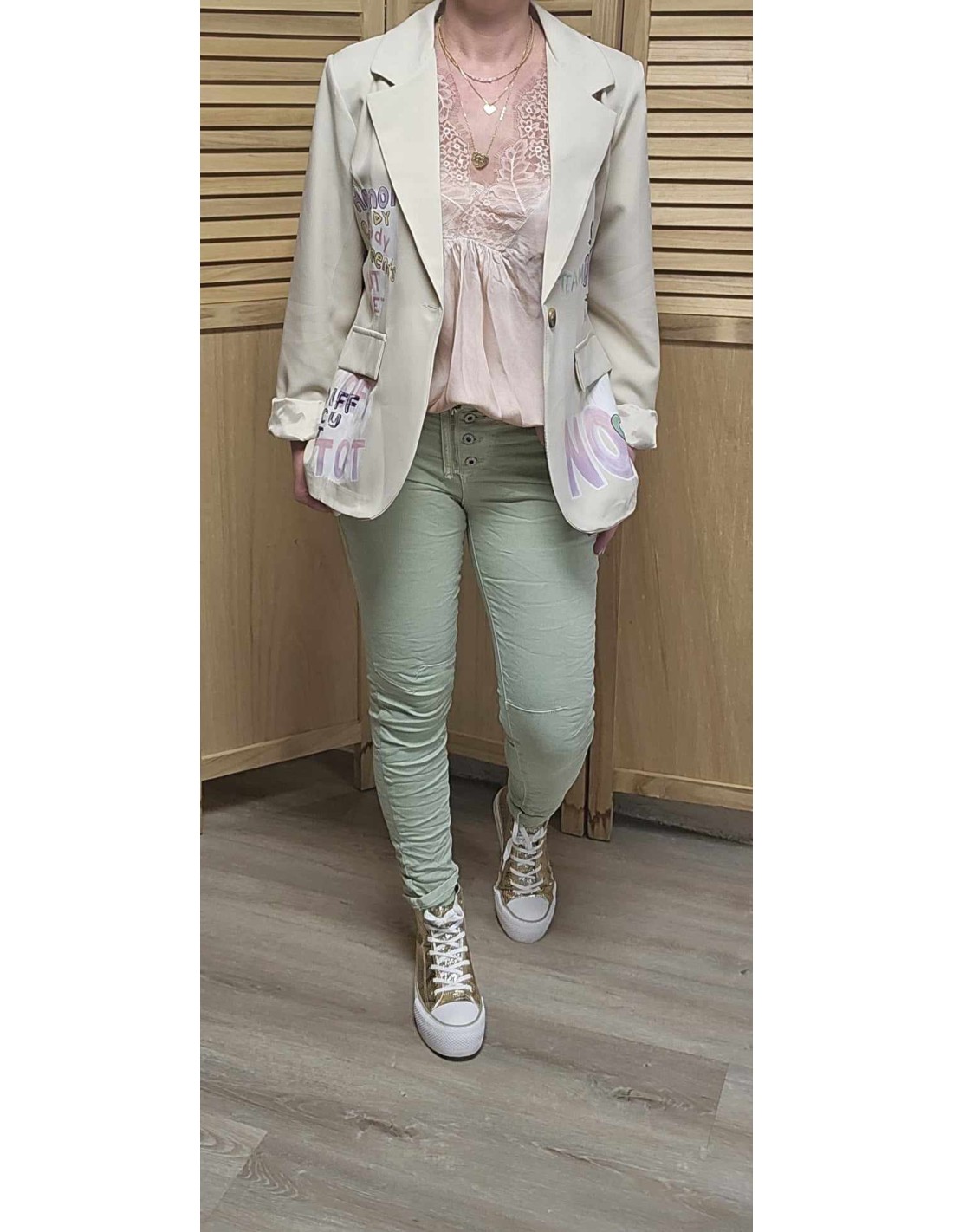 Melly and co veste en jean best sale