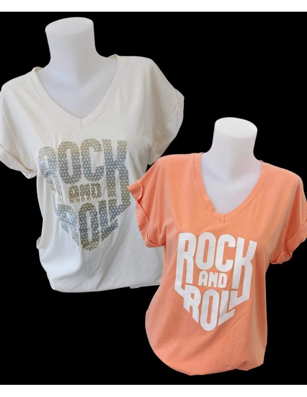 Tee shirt Rock and Roll
