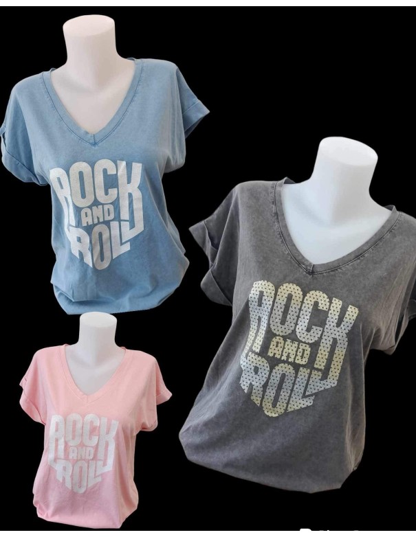 Tee shirt Rock and Roll